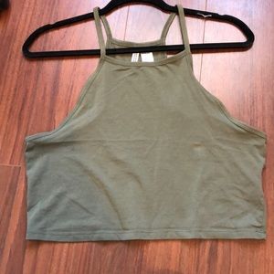 Green Cotton Tank